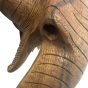 Wandobjekt "Elefantenkopf" aus Akazienholz