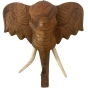 Wandobjekt "Elefantenkopf" aus Akazienholz