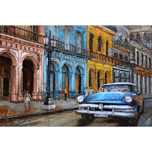 Metall - Wandbild "Kuba - Havanna"