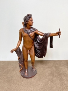 Bronzeskulptur "Apollo von Belvedere"