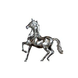 Pferde Skulptur aus Aluminium
