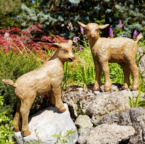 Geißlein aus Bronze