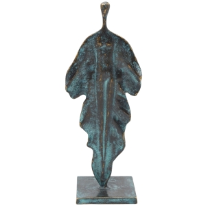 Bronzeskulptur "Frau im Kleid" - abstrakt