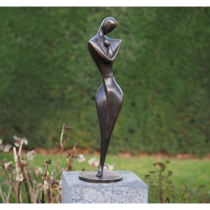 Bronzeskulptur "Mutter und Kind - modern"