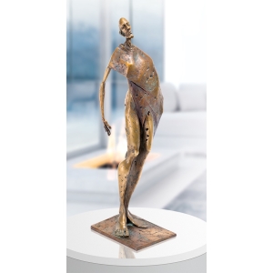 Beispielansicht der Bronzeskulptur "Winter" von Woytek