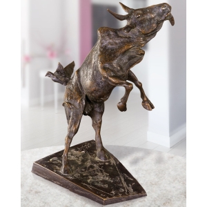 Edition Strassacker Bronzeskulptur "Rodeo im Sinn" von Woytek - limitiert auf 12 Stück