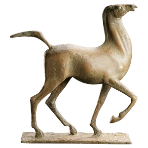 bronze-figur pferd hans nübold