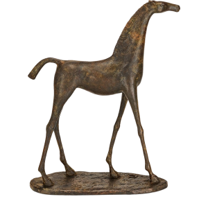 Bronzeskulptur "Pferd" von Serge Perrot