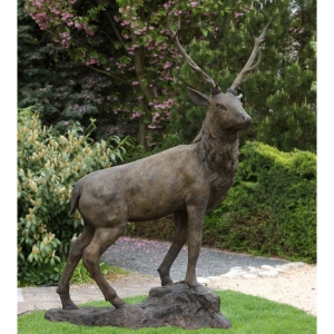 Bronze Hirsch lebensgroß 250 cm hoch Artikelnummer: 88790