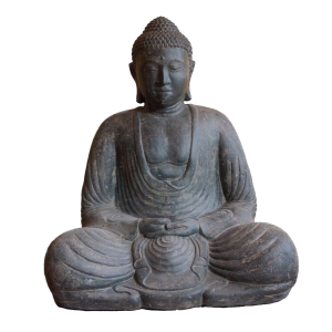 Sitzender Buddha "Meditation", japanischer Stil, 80cm