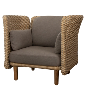 Cane-line Arch Lounge Stuhl mit niedrigen Lehnen