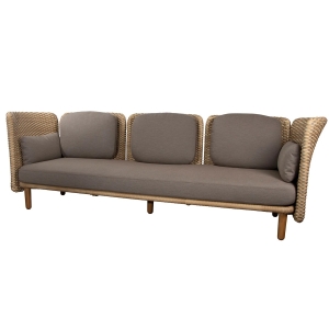 Cane-line Arch 3-Sitzer Sofa mit niedriger Armlehne/Rückenlehne