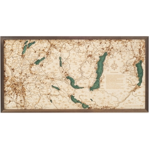 Cutting Brothers 3D-Holzkarte "Wörthersee"