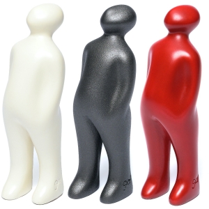 Skulpturen "The Visitor Mini" als Set von Guido Deleu