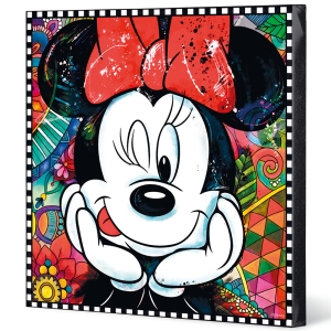 Wandbild "Disney - Minni Maus" auf Leinwand