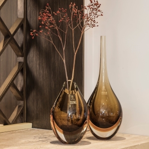 Glasvase "Vase Drop large" von Seguso