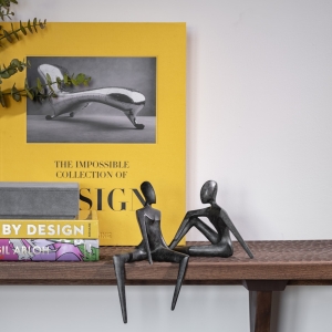 Bronzeskulpturen "Elle & Lui" von Guy Buseyne