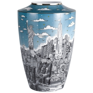 Goebel Vase "Reflection of New York" von Charles Fazzino