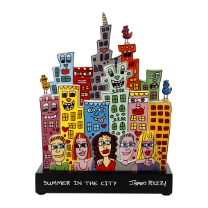 Goebel Skulptur "Summer in the City", klein von James Rizzi