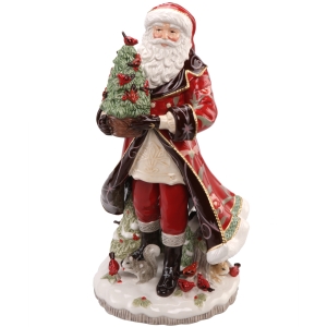 Goebel Skulptur "Weihnachtsmann mit Baum"