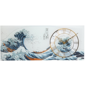 Wanduhr "Die Welle" von Katsushika Hokusai
