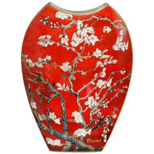 Goebel Vase "Mandelbaum Rot" von Vincent van Gogh