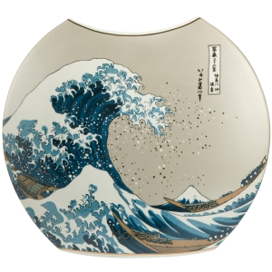 Goebel Vase "Die Welle" von Katsushika Hokusai