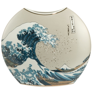 Goebel Vase "Die Welle" von Katsushika Hokusai