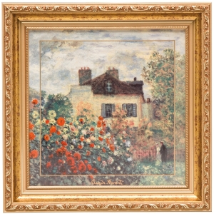 Goebel Wandbild "Das Künstlerhaus" von Claude Monet - limitiert