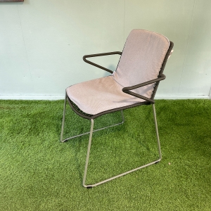 Weishäupl Slope Sessel, Perlgrün inkl. Kissen, 2er-Set