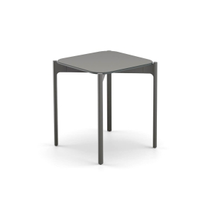 DEDON Izon Beistelltisch - 39x39cm black pepper mit HPL