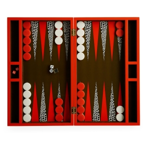 Jonathan Adler Backgammon Set "Leopard"