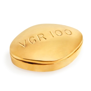 Jonathan Adler Box "Viagra Brass Pill"