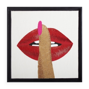 Jonathan Adler Wandbild "Hush Beaded Wall Art"