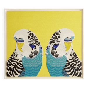 Jonathan Adler Wandbild "Peacock Beaded Art"