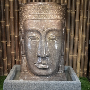 Khmer - Kopf als Wasserspiel - Komplettset, 147cm