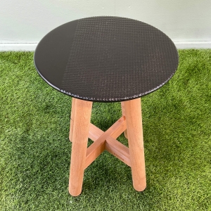 DEDON MBRACE Beistelltisch in schwarz - Ausstellungsstück