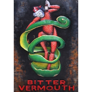 Metall - Wandbild "Bitter Vermouth - Wermut"