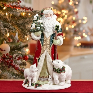 Goebel Skulptur "Weihnachtsmann im Winterwald"