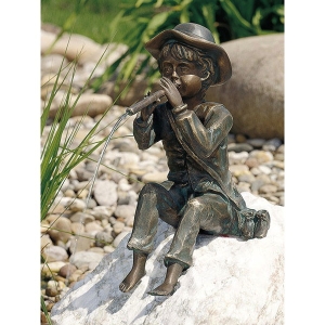 Bronzefigur Flötenspieler Toni 88377