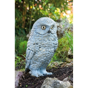Rottenecker Bronze Schnee-Eule 88633 groß weiß patiniert
