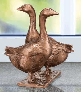 strassacker bronze gänse hans nübold