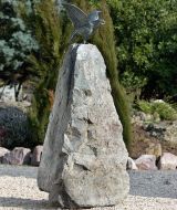 Bronzeskulptur Adler auf Granit 88576
