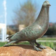 Bronze-Taube stehend Strassacker