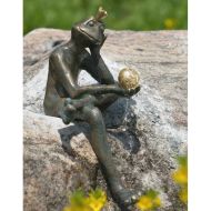 Rottenecker Bronzefigur Froschkönig Borris