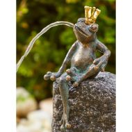 Rottenecker Bronzeskulptur "Froschkönig Martin" als Wasserspeier