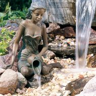 Elonie Rottenecker Bronzefigur als Wasserspeier