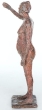 Bronzeskulptur Frau als Akt von rechts