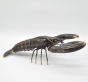 Bronzeskulptur Hummer mit brauner Patina