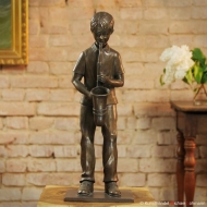 Junge mit Saxophon aus Bronze 